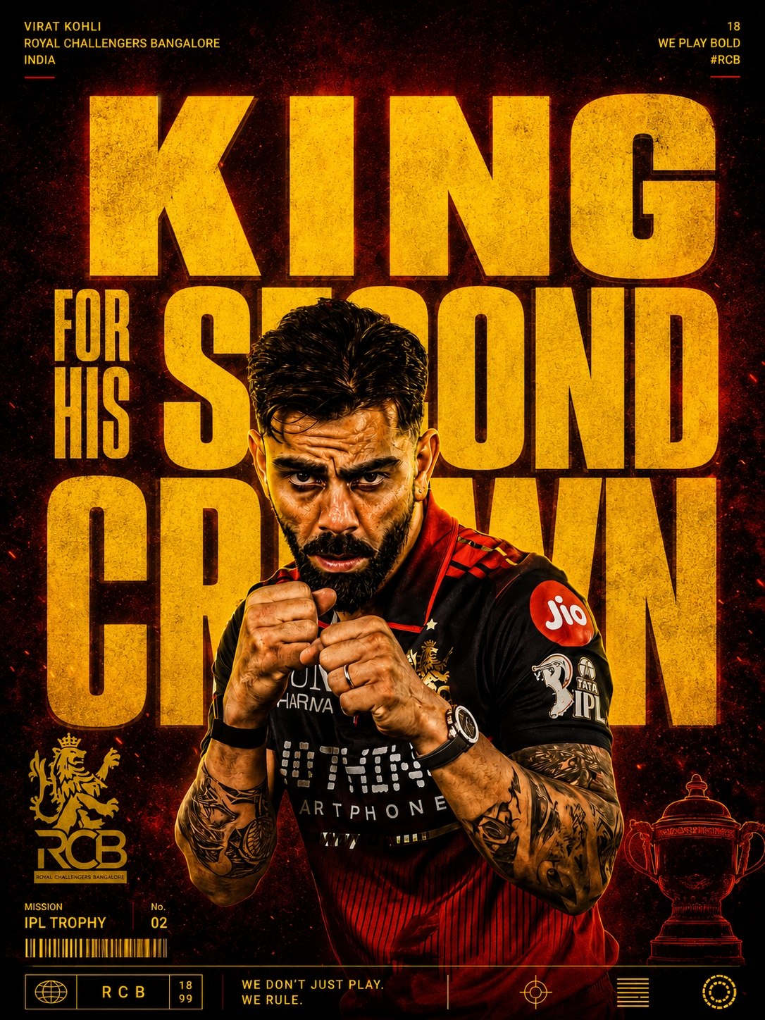 King For His Second Crown